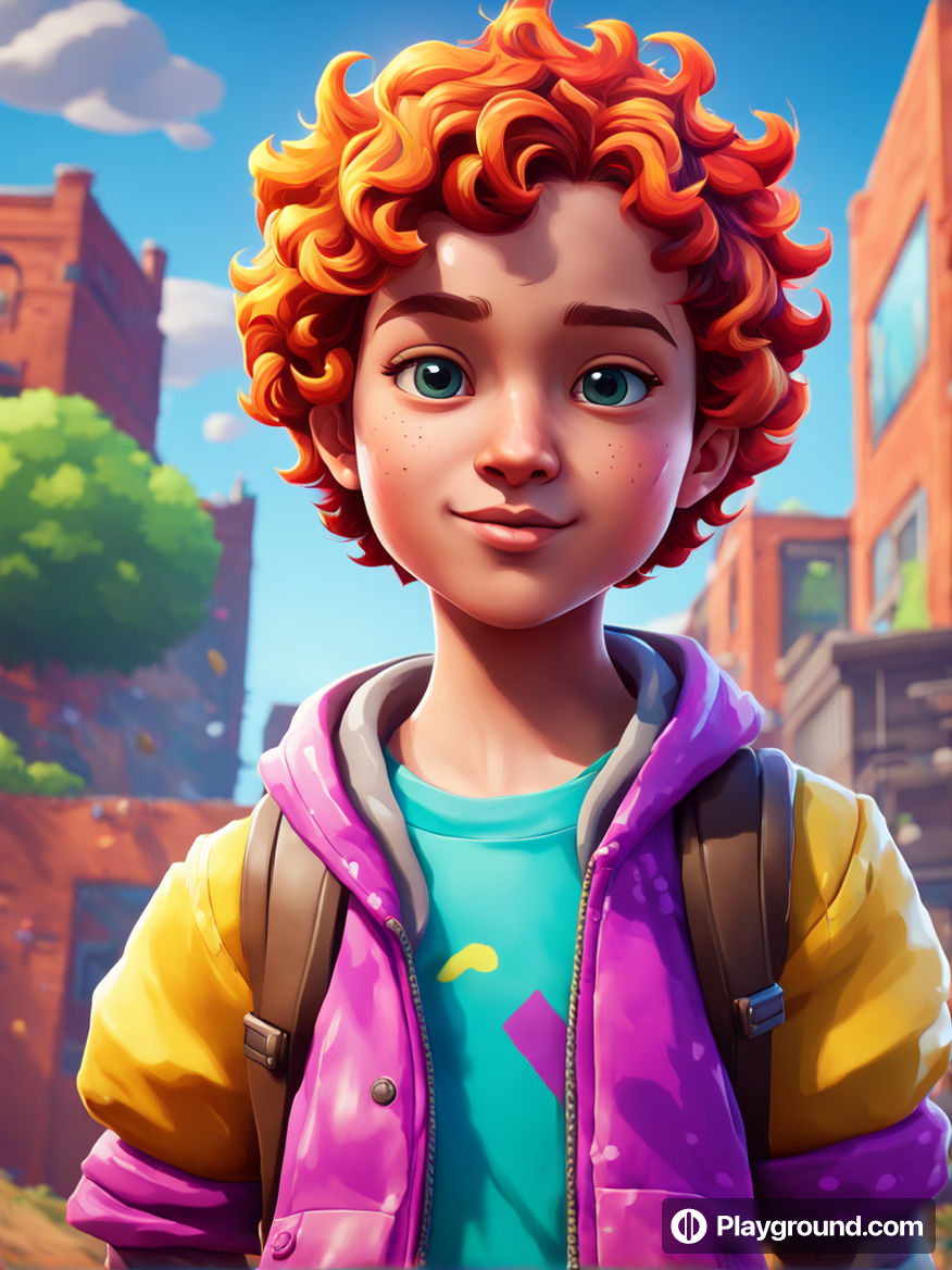 create-a-genderneutral-child-character-in-fortnite-art-style-age-10-12-with-short-curly-hair